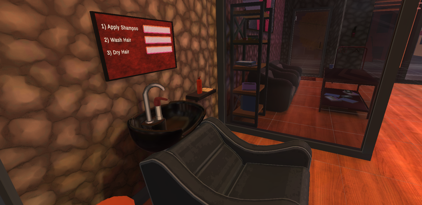 Run a Virtual Barbershop in this Quest 2 VR game