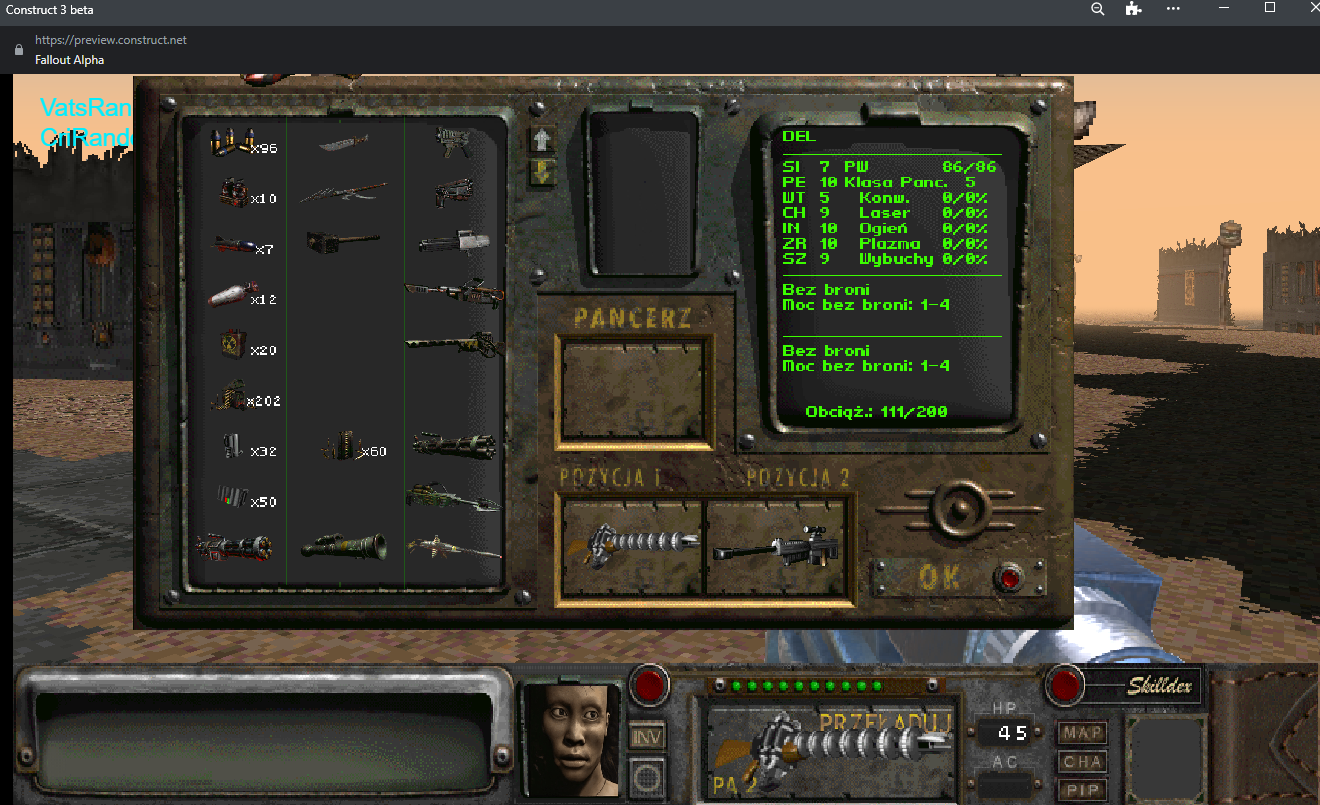 Fallout 2 remade as an FPS game, which you can play right now for free