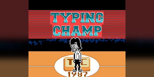 Cover image for Typing Champ 1987