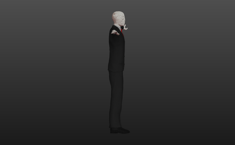 Slender Man - Rigged Character 3D Model by Everret
