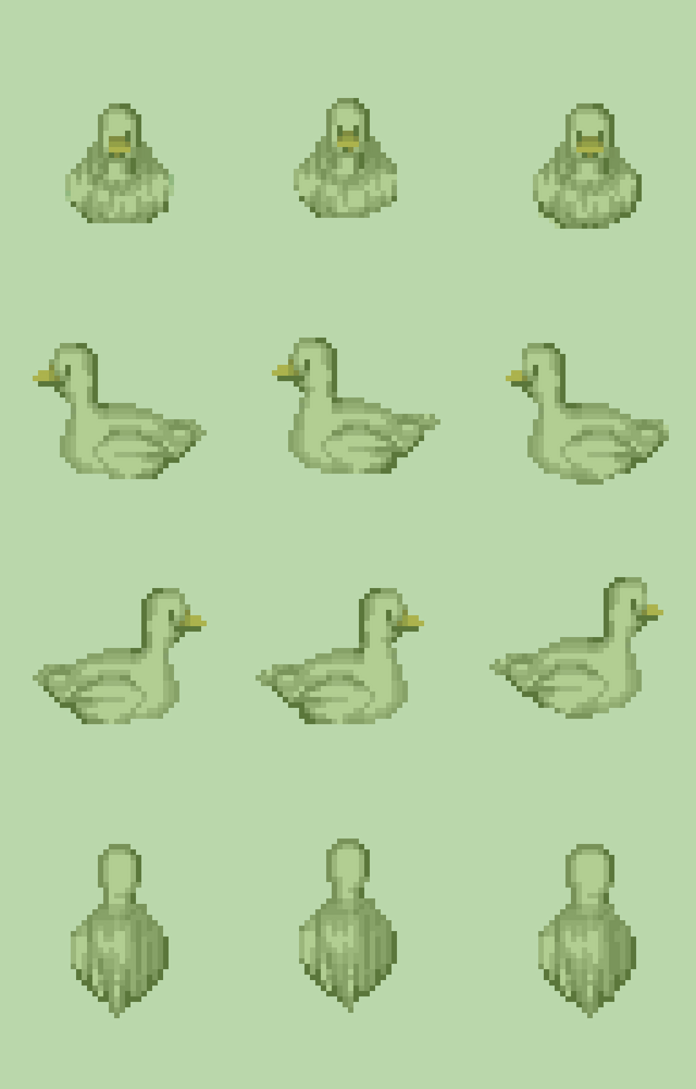 Pixel Duck Animations by Joao9396