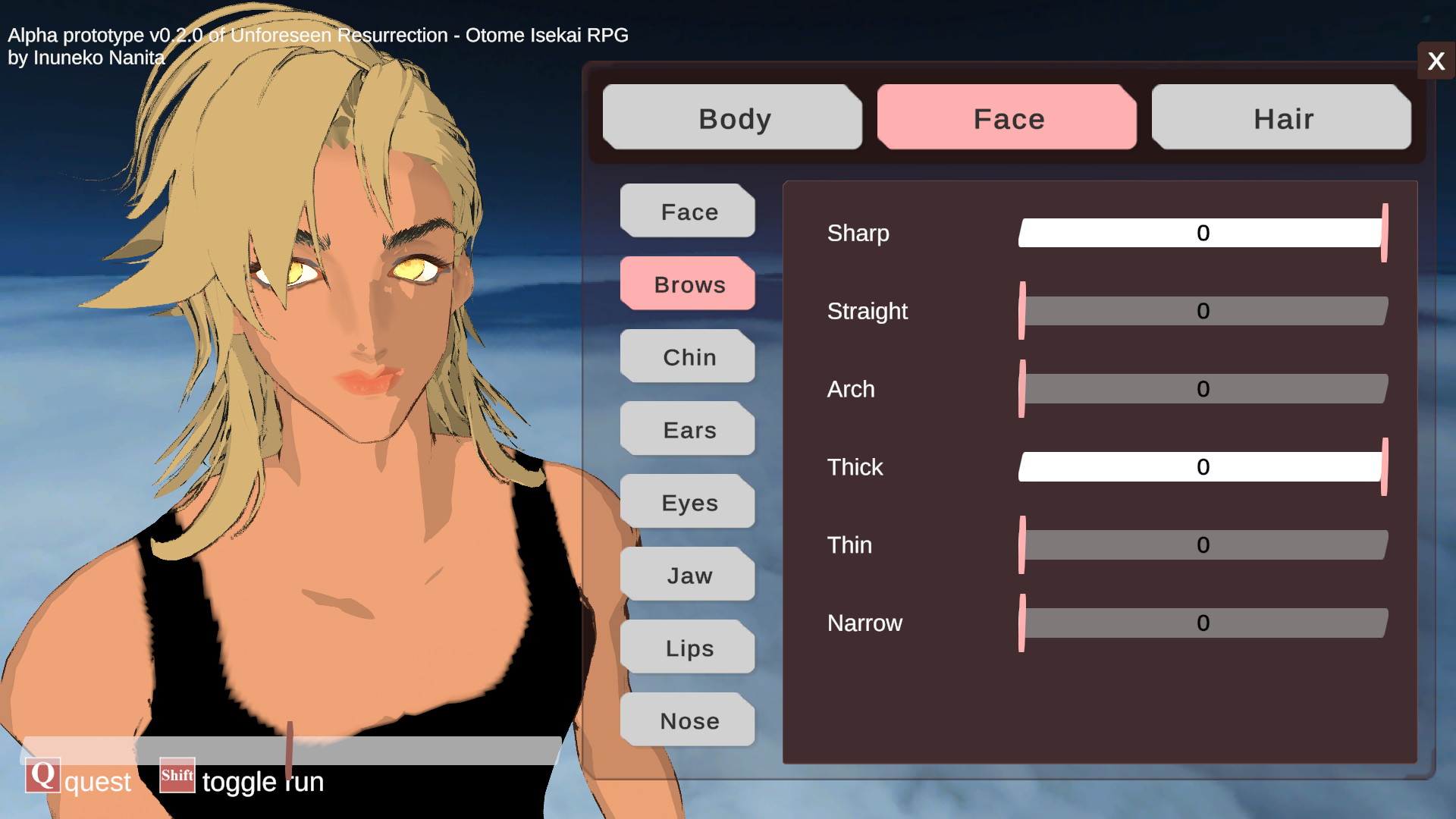 Screenshot 9 for The Unforeseen Resurrection - Otome Isekai RPG with Dress-Up & Farm Sim [Alpha Prototype]