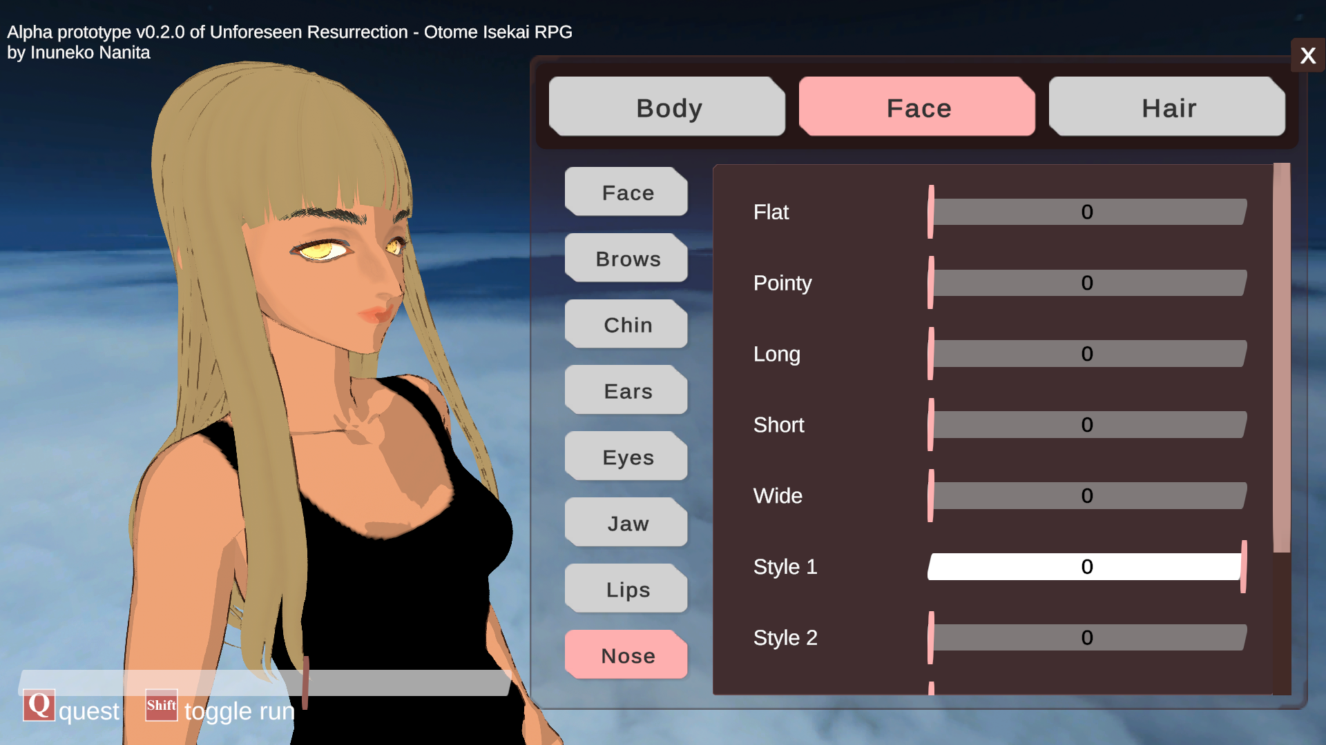 Screenshot 10 for The Unforeseen Resurrection - Otome Isekai RPG with Dress-Up & Farm Sim [Alpha Prototype]