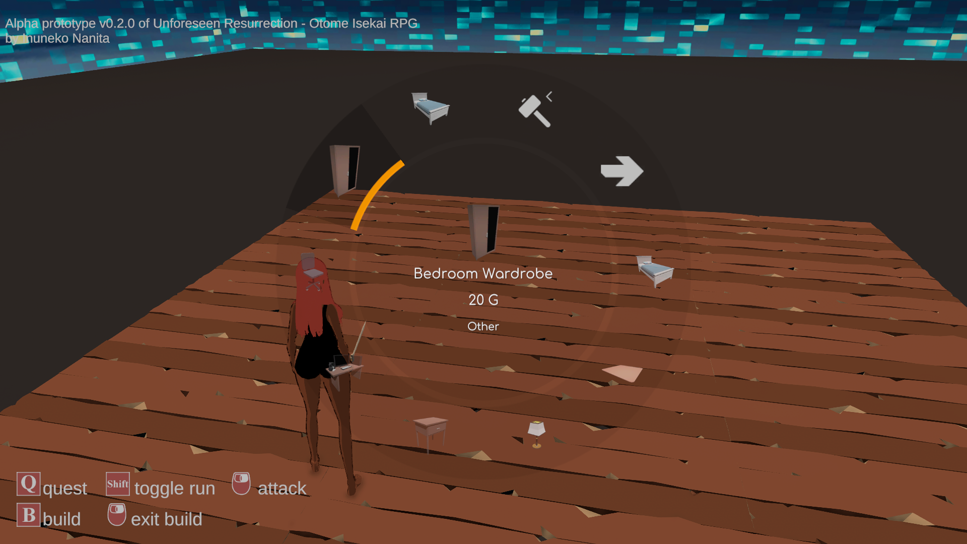 Screenshot 17 for The Unforeseen Resurrection - Otome Isekai RPG with Dress-Up & Farm Sim [Alpha Prototype]