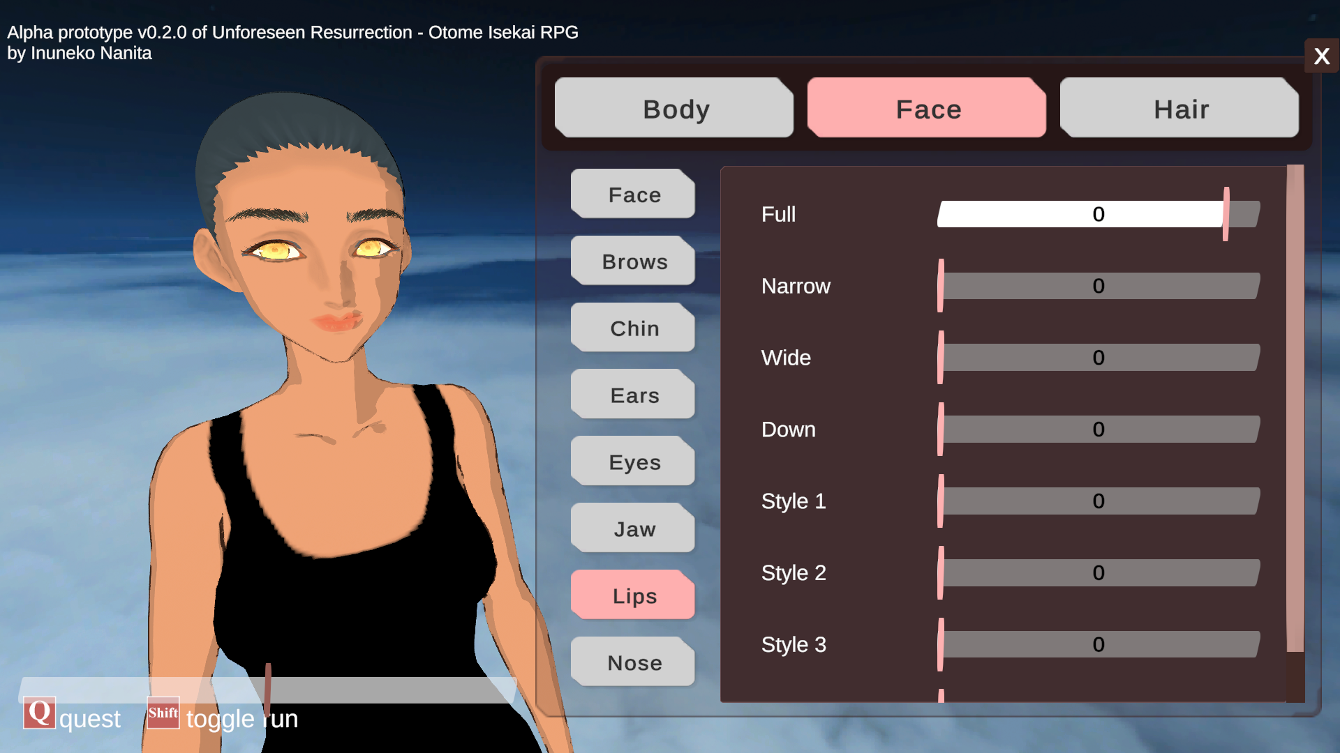 Screenshot 5 for The Unforeseen Resurrection - Otome Isekai RPG with Dress-Up & Farm Sim [Alpha Prototype]