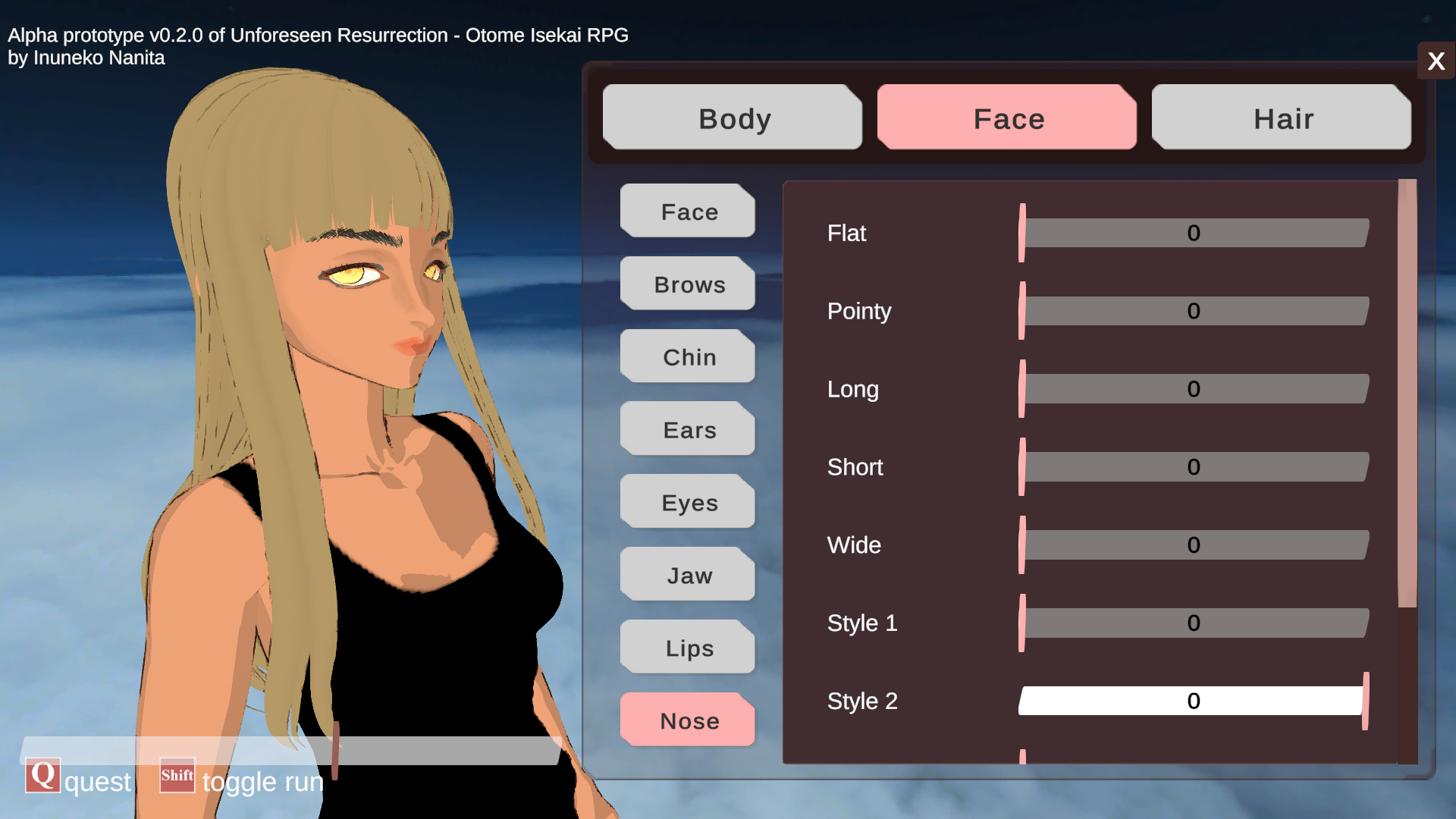 Screenshot 11 for The Unforeseen Resurrection - Otome Isekai RPG with Dress-Up & Farm Sim [Alpha Prototype]