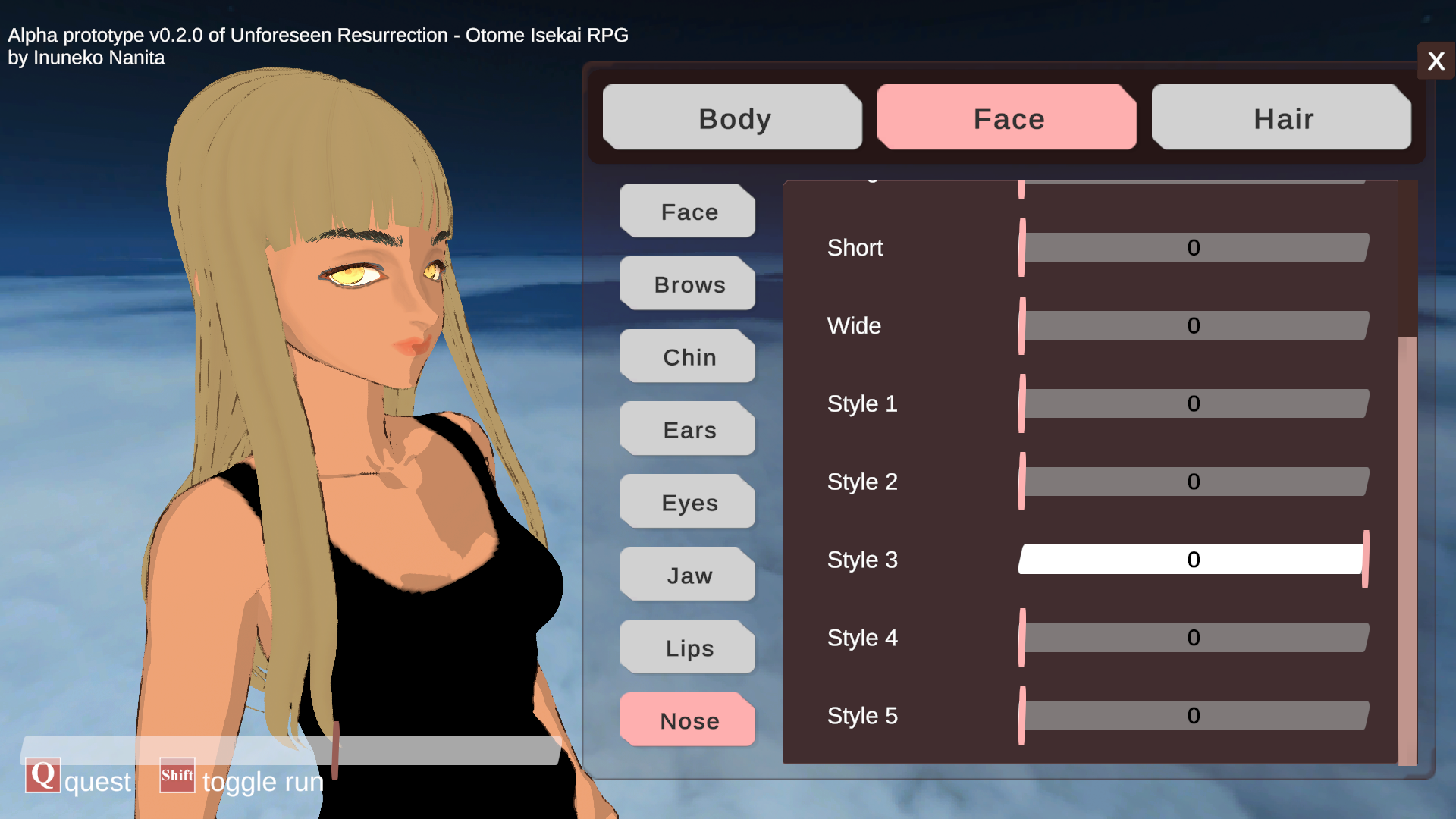 Screenshot 12 for The Unforeseen Resurrection - Otome Isekai RPG with Dress-Up & Farm Sim [Alpha Prototype]