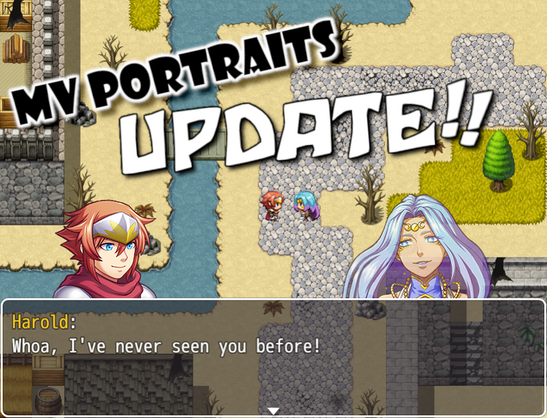 RPG Maker MV RTP Shoulder-Up Portraits by Caz