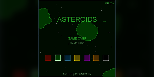 Cover image for Asteroids JS
