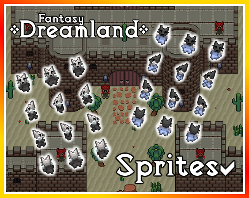 Character Sprites Asset Pack 3 [Fantasy Dreamland] by ELV Games