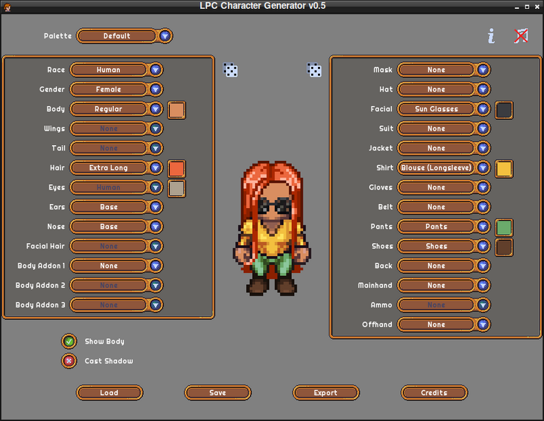 LPC Character Generator by pflat