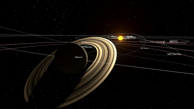 Solar System Simulation by Scott Anderson