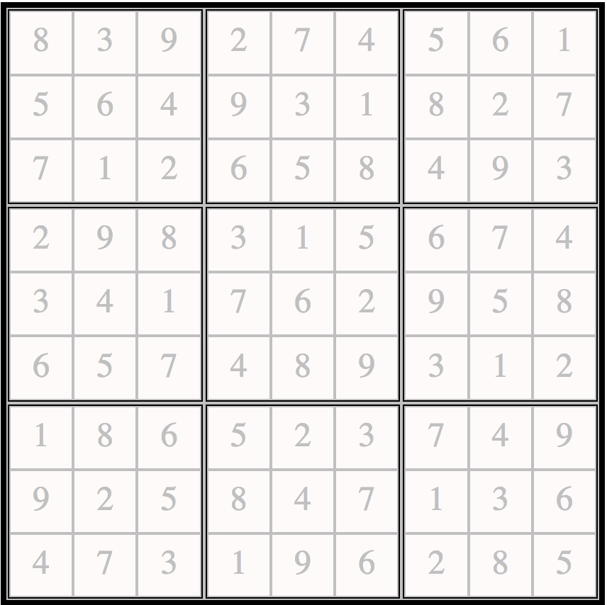 Sudoku solver