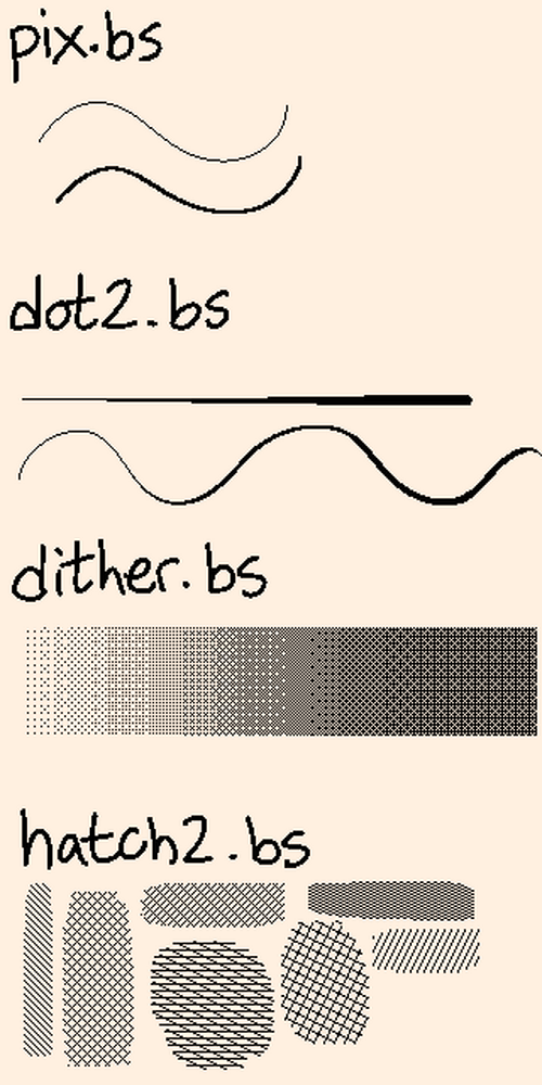 Some FireAlpaca brushes by SadColor