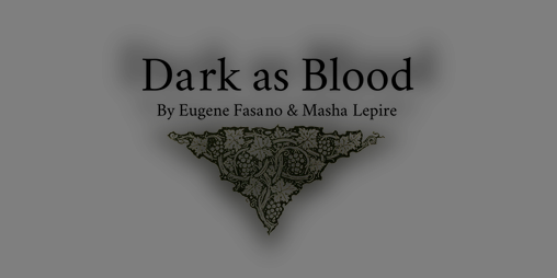 Cover image for Dark As Blood