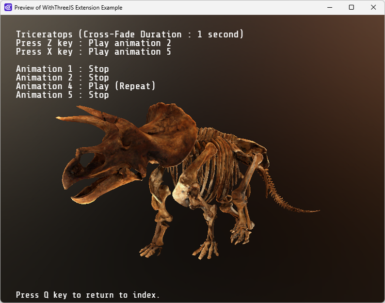 WithThreeJS Extension for GDevelop by PANDAKO