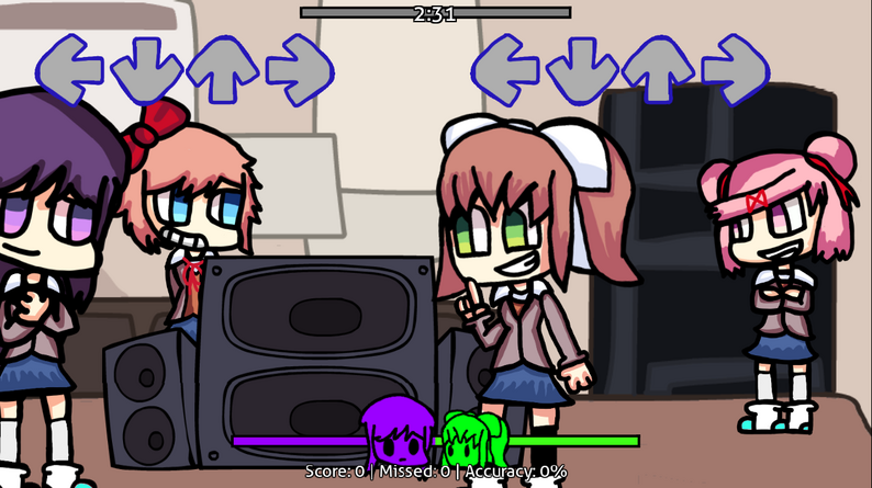 {OUTDATED} Doki Doki Friday Night Funkin' Club Deluxe by Dsfan2_PMB