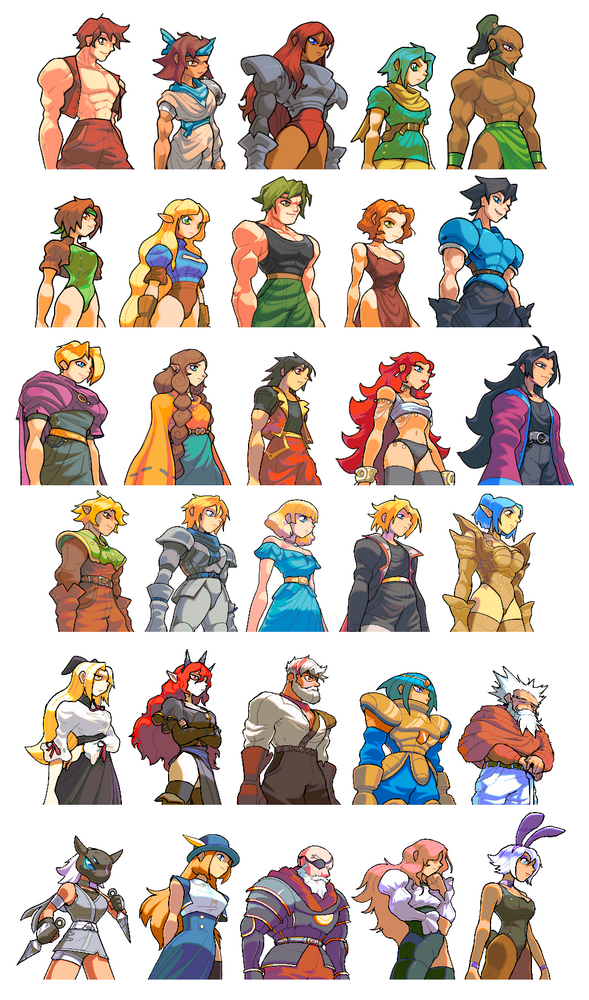 RPG Faceset / Visual Novel / Tabletop asset ( Nostalgia Legends ) by ...