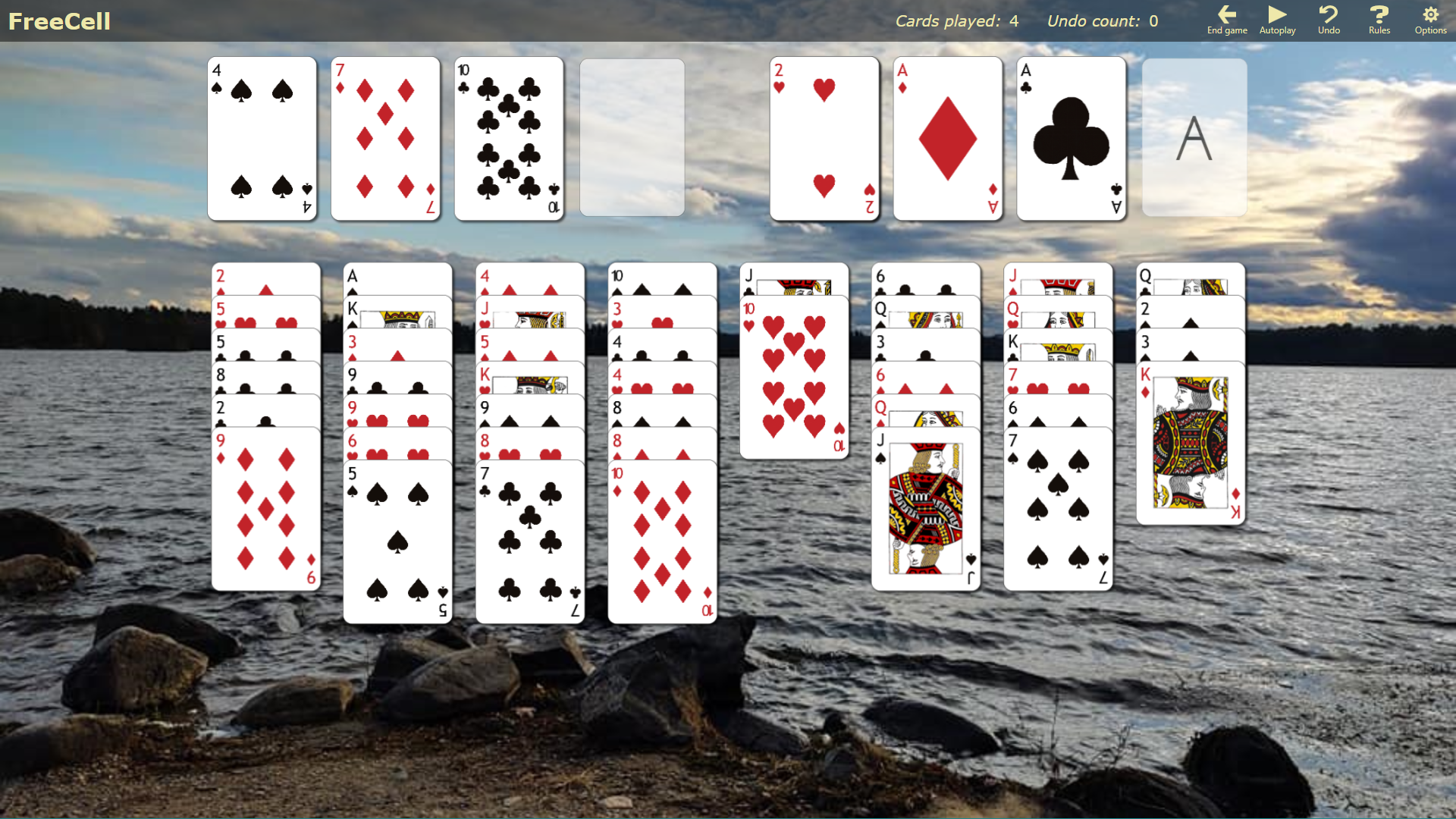 Quadrangle Solitaire - Play Online