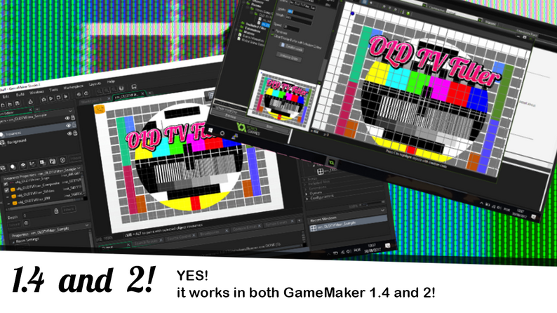 OLD TV Filter for GameMaker by Vortex Game Studios