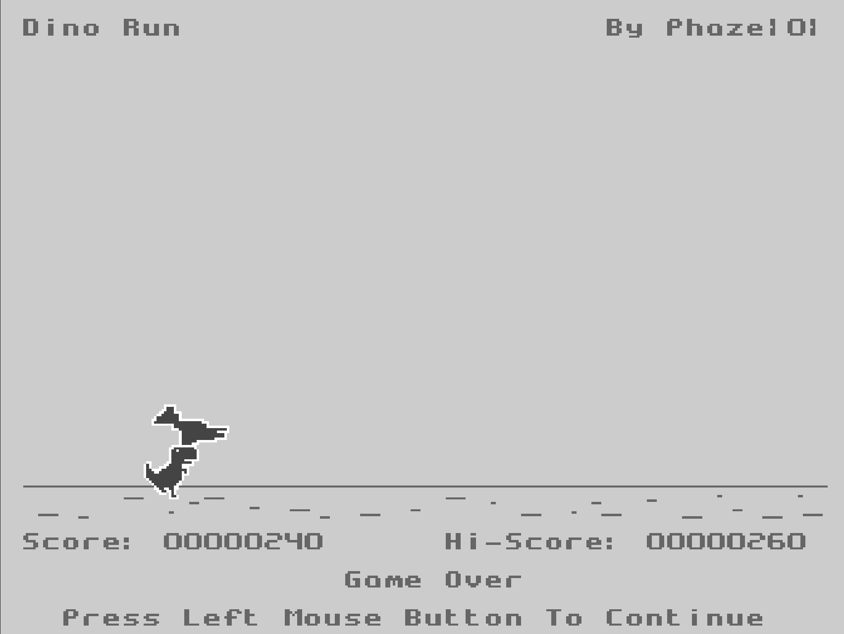 Dino Run (Amiga) by Prince / Phaze101 by Phaze101