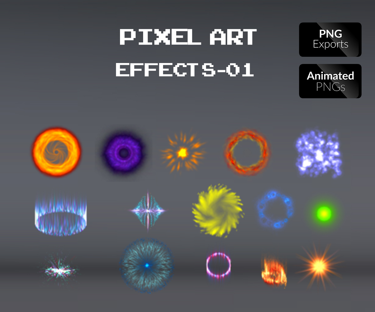 Pixel Art Particle Effects