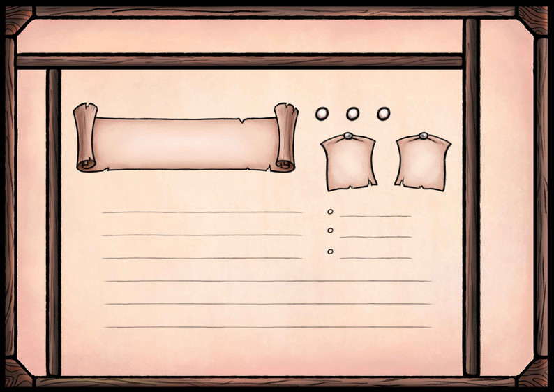 D&amp;d foldable booklet charater sheet by TornioDuva