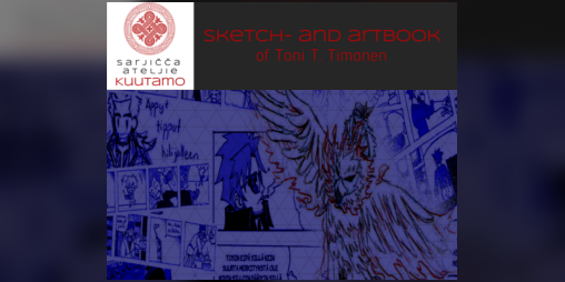Cover image for Sketch- and artbook of Toni T. Timonen
