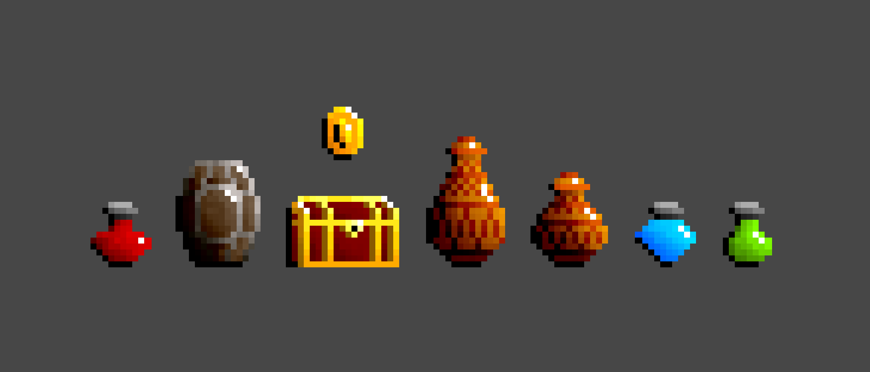 2D Pixel Item Asset Pack