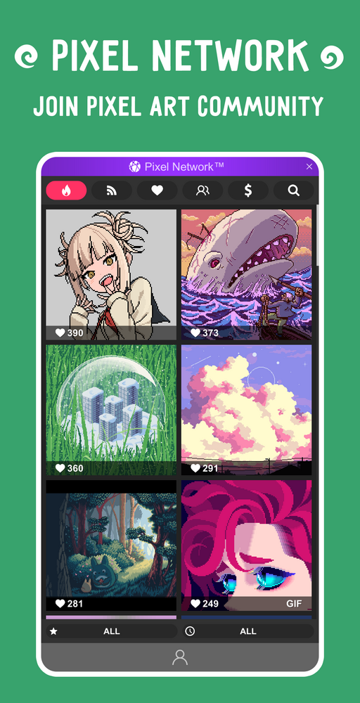 Pixel network beta by hippo