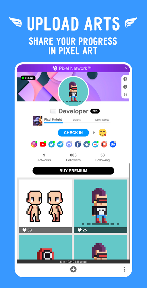 Pixel network beta by hippo