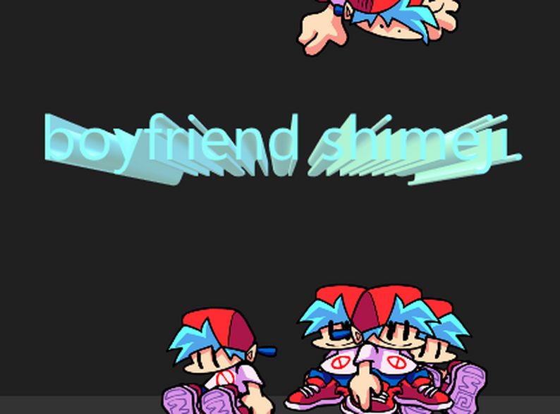 FNF boyfriend shimeji by WithaBon