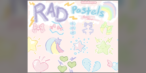 Cover image for Rad Pastel Icon Set