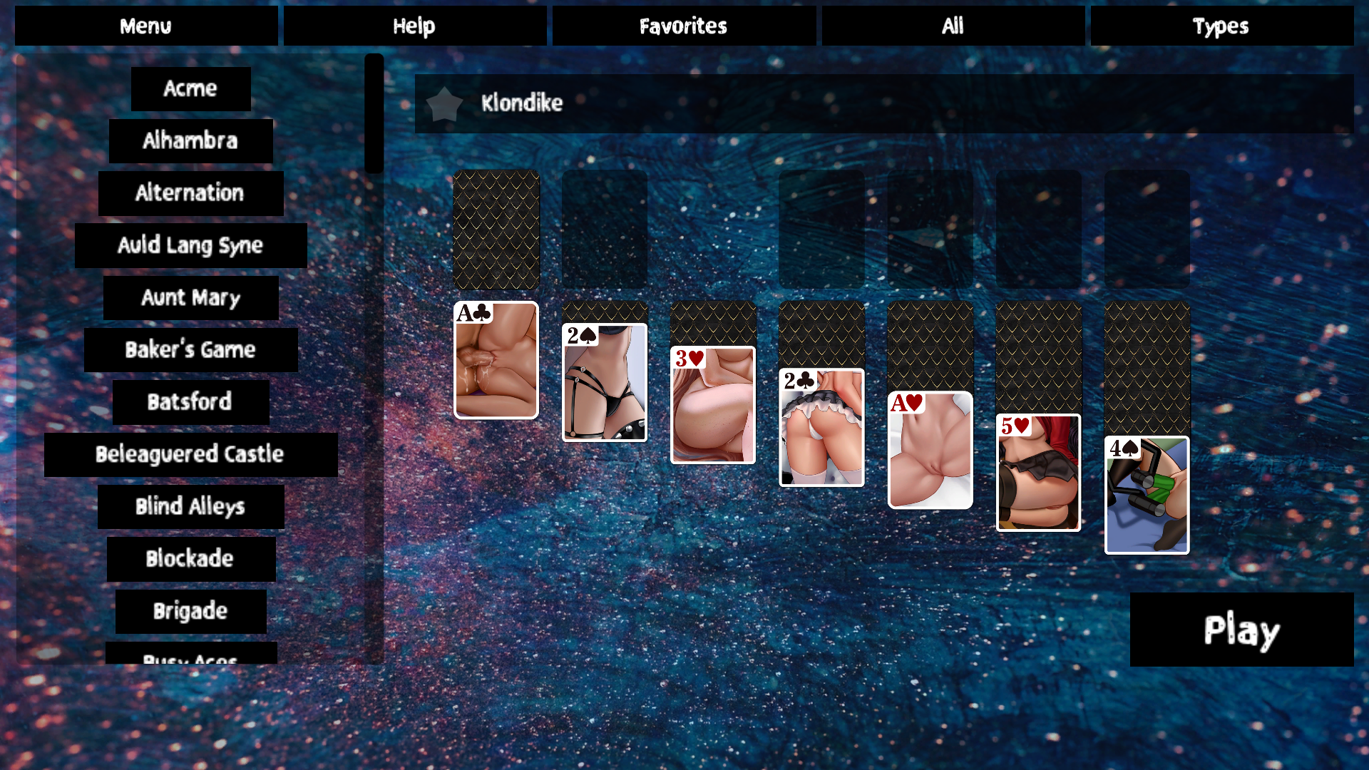 Nsfw solitaire