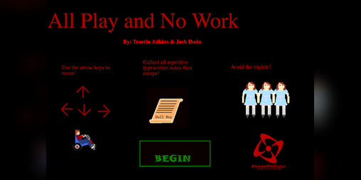 Cover image for All Play and No Work