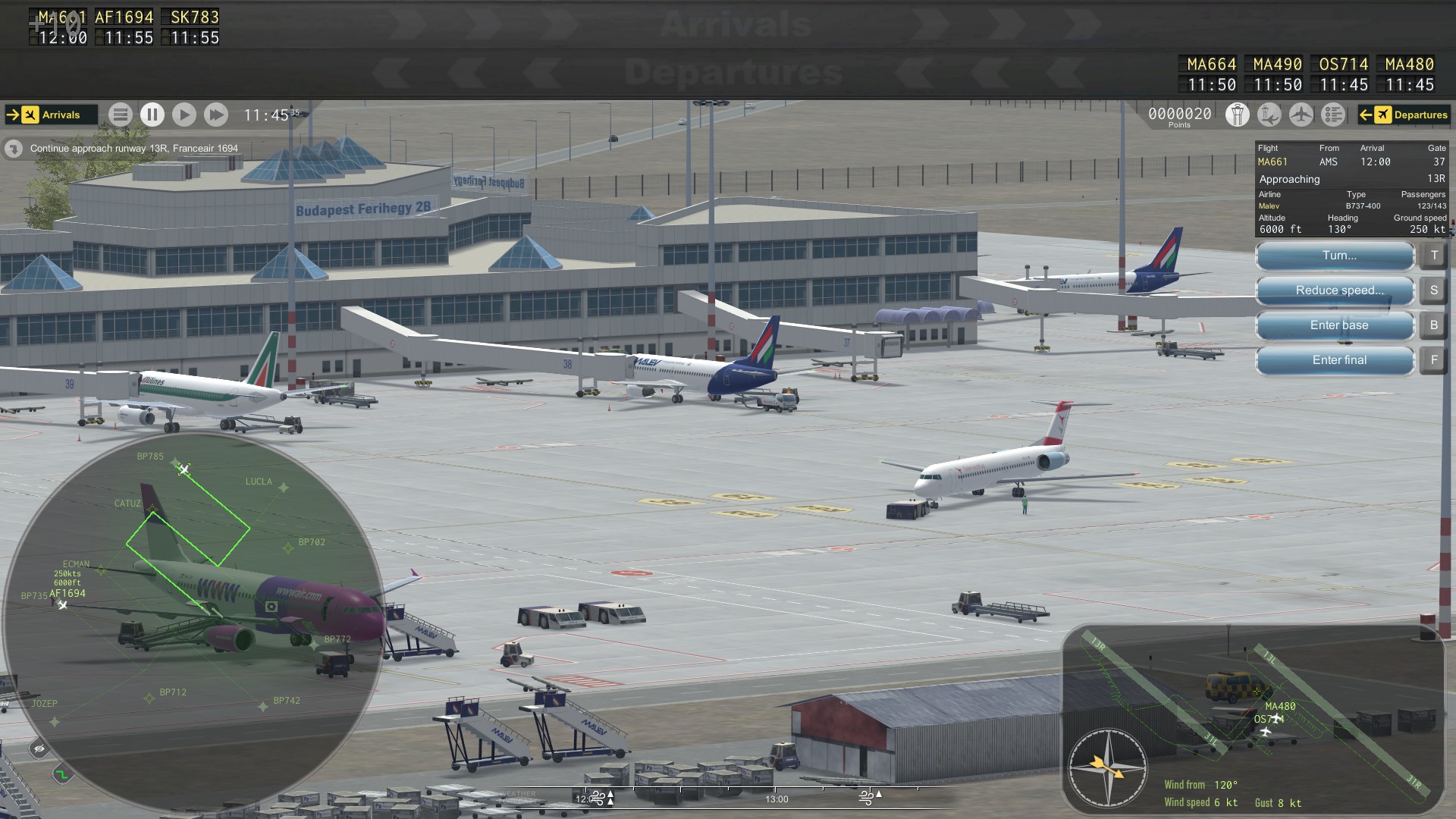 Screenshot 5 for ATC:Cleared for Takeoff - Budapest Airport '06