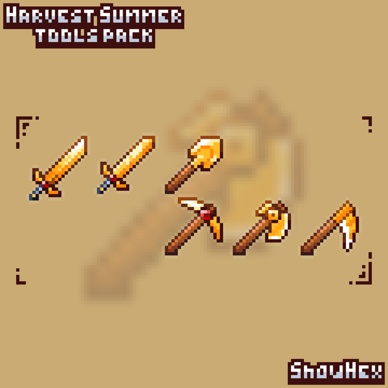 Mini-Tools Pack HarvestSummer by SnowHex 🌱