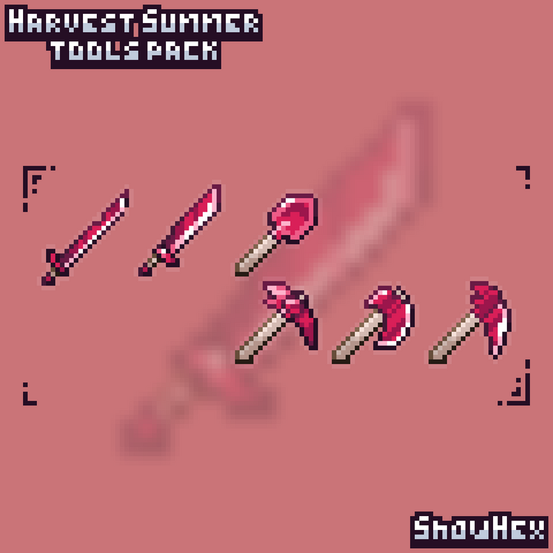 Mini-Tools Pack HarvestSummer by SnowHex 🌱