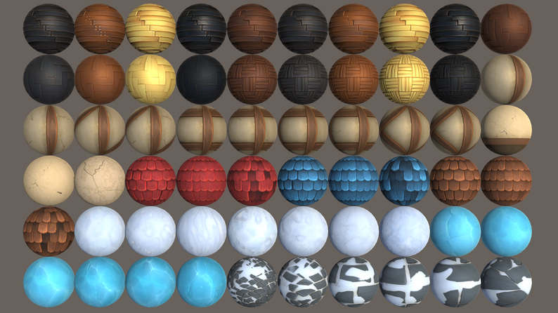 Stylized Textures – Mega Pack Vol 1 by oleekconder