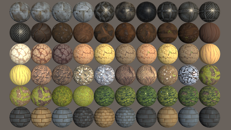 Stylized Textures – Mega Pack Vol 1 by oleekconder
