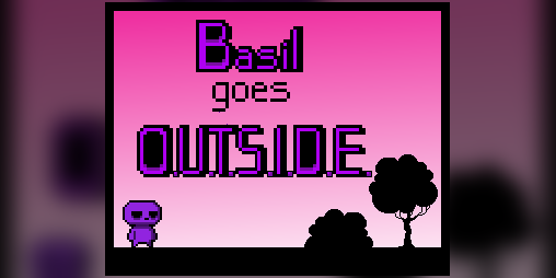Cover image for Basil goes O.U.T.S.I.D.E.