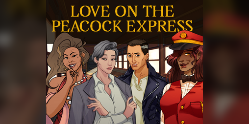 Cover image for Love on the Peacock Express