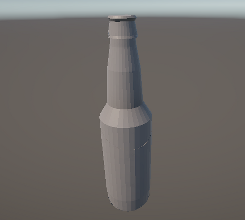 Destructible Beer Bottle Model (FBX) by MikeSchvedov