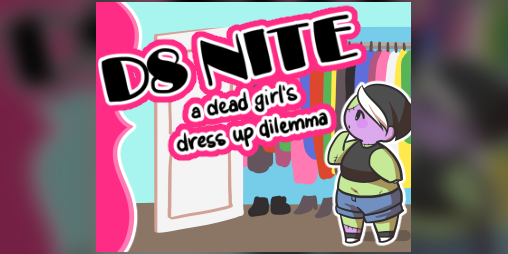 Cover image for D8 NITE - a dead girl's dressup dilemma