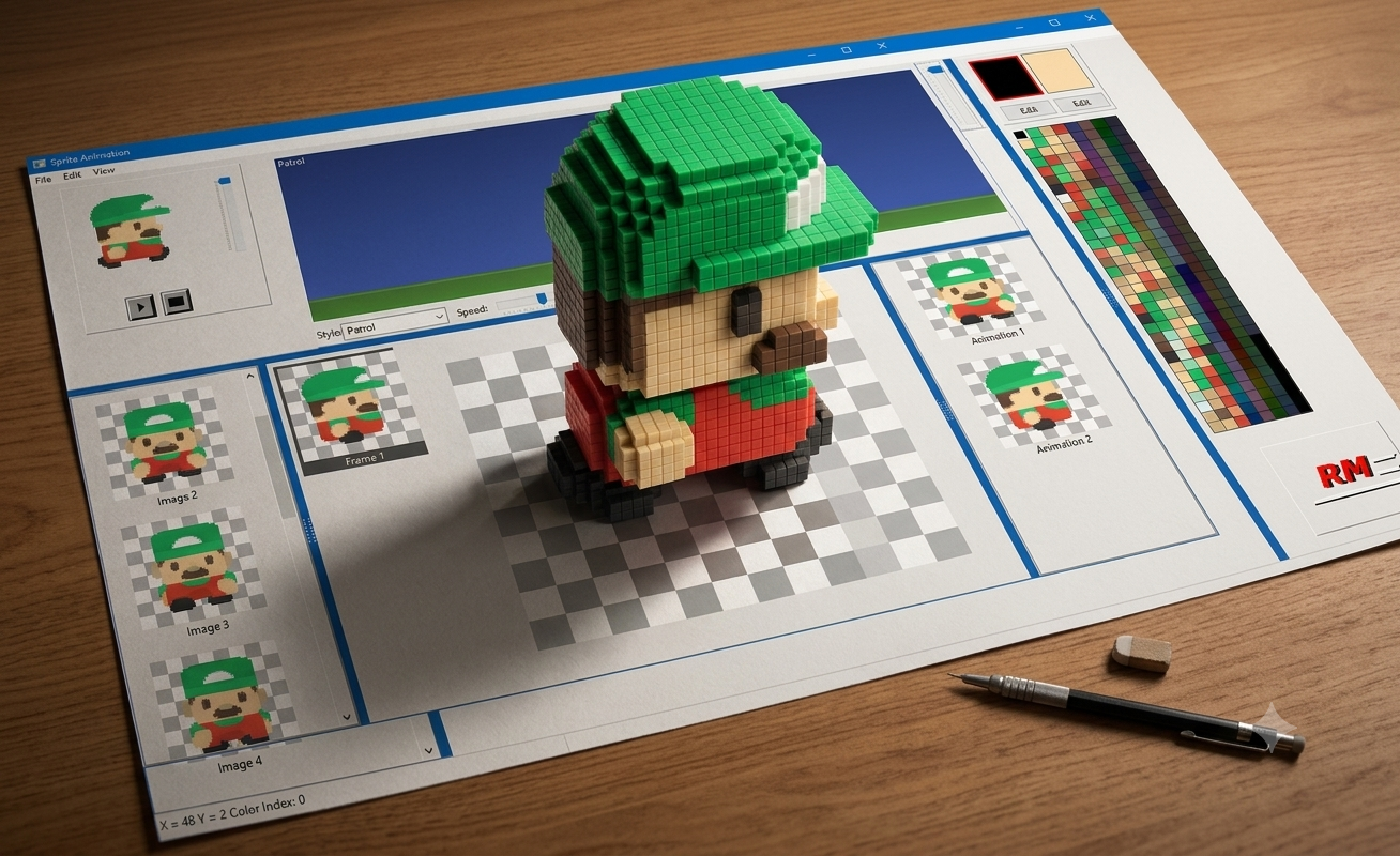 Screenshot 2 for Raster Master Sprite/Map Editor for Windows 7/8/10/11