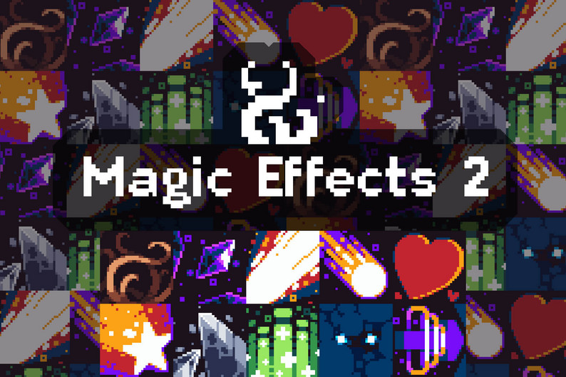 Free Magic Animated Effects Pixel Art by Free Game Assets (GUI, Sprite ...