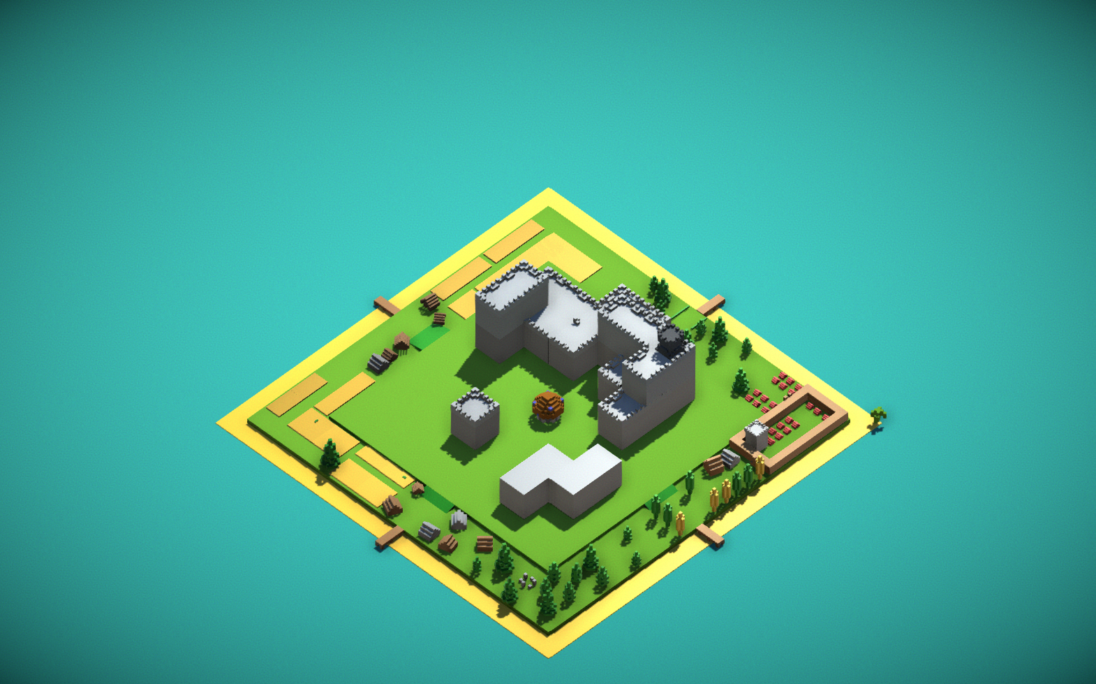 magicavoxel playable map