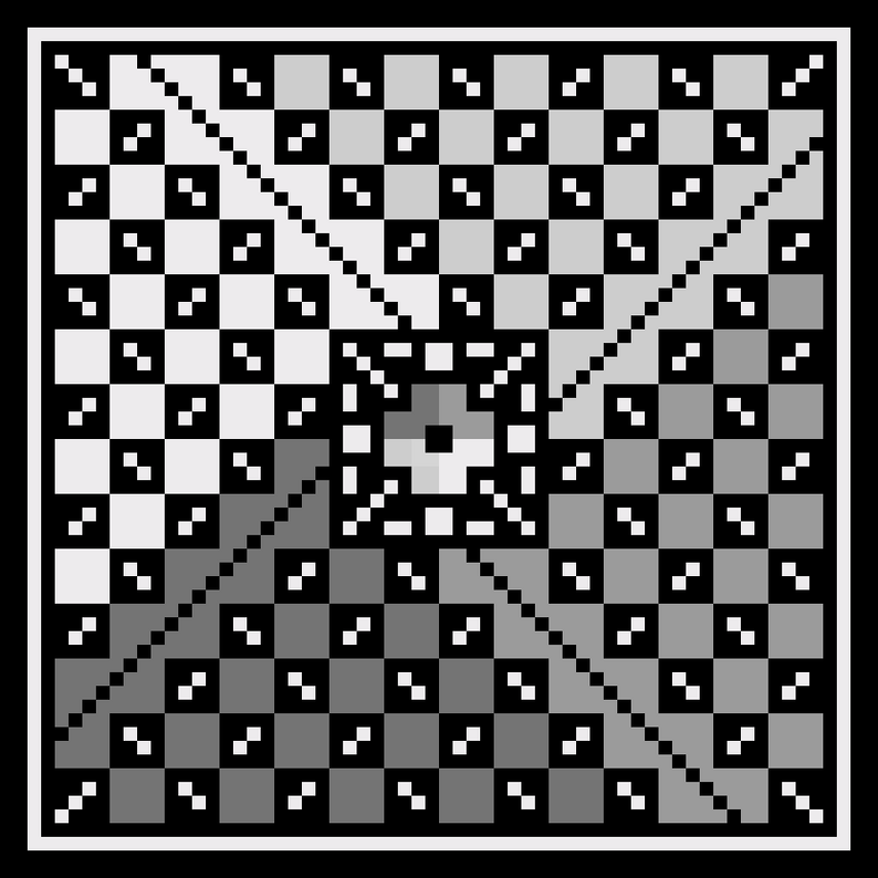 15 Black & White Tiles 64x64 by Swiss Arcade Game Entertainment