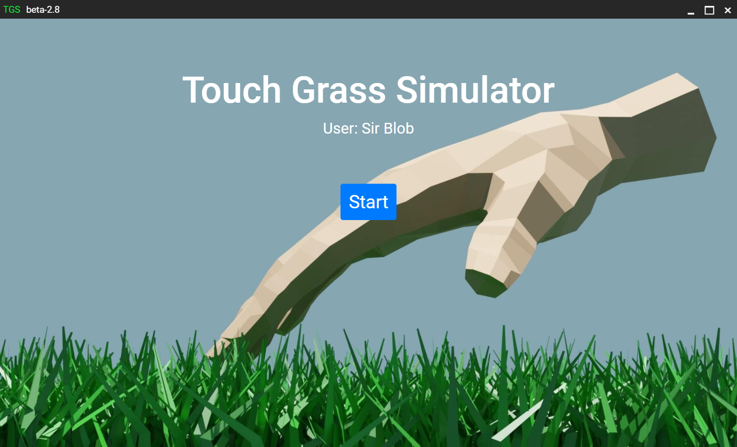 squint at it (touch grass simulator)