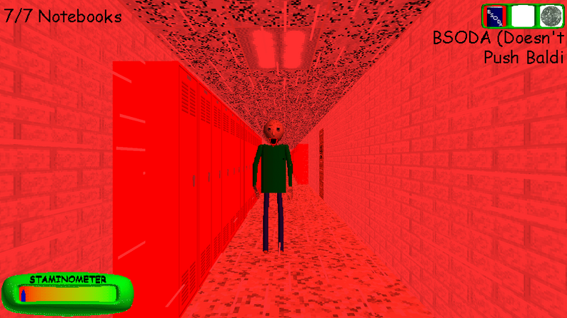 Baldi Becomes Happy While Chasing You By Theenkoded